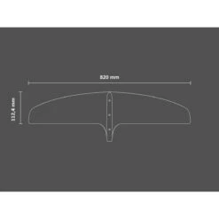 Sabfoil Razor 820 | T6 Hydrofoil Front Wing -Brunottli Geschaft wr820 1